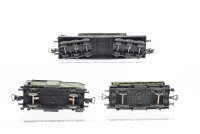 Fleischmann u.a. H0 Konvolut Flachwagen mit Panzer Güterzugbegleitwagen DB (Abbruch)