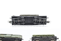 Fleischmann u.a. H0 Konvolut Flachwagen mit Panzer Güterzugbegleitwagen DB (Abbruch)