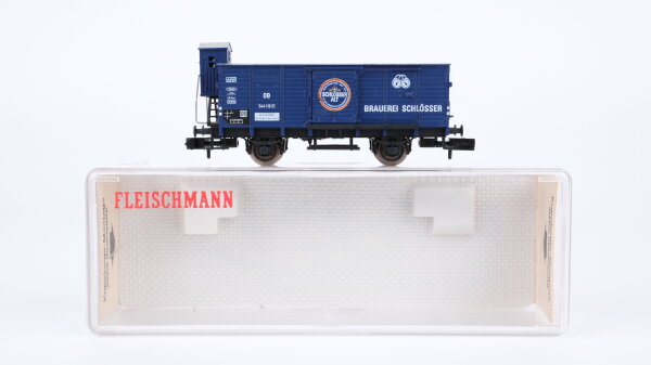 Fleischmann N 8359K Gedeckter Güterwagen Brauerei Schlösser G 10 DB