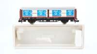 Fleischmann N 8339K Gedeckter Schiebewandwagen SKF Hbis...