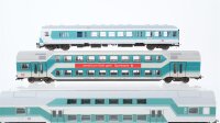 Roco u.a. H0 Konvolut Steuerwagen Doppelstockwagen "Sparkasse" 2. Kl. DB