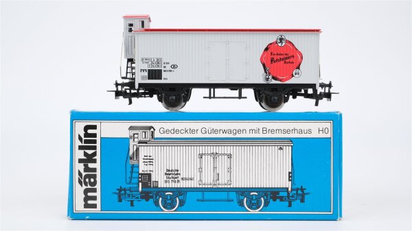 Märklin H0 4680 Kühlwagen mit Bremserhaus "Les etains des Postainiers" SNCB