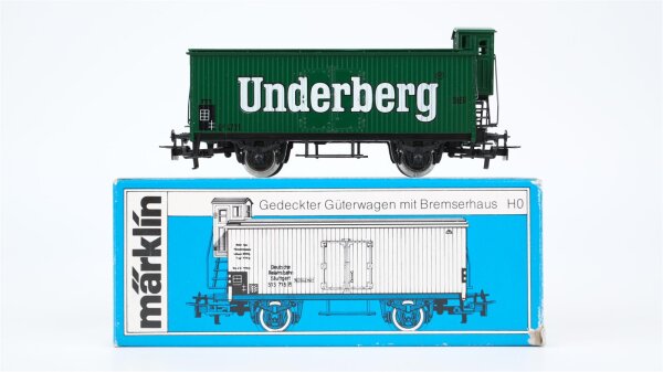 Märklin H0 4680 Kühlwagen mit Bremserhaus "Underberg" St.E.G