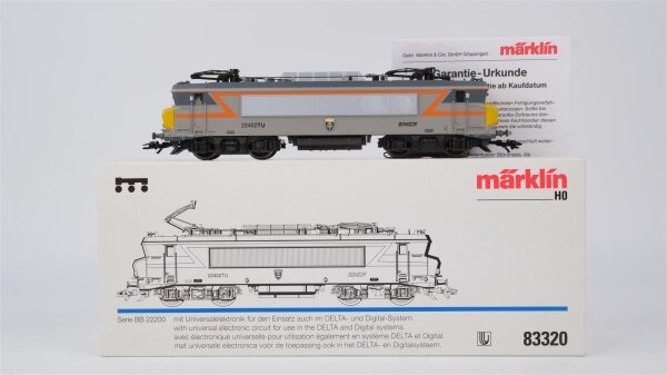 Märklin H0 83320 E-Lok BR Serie BB 22402TU SNCF Wechselstrom Delta Digital (vermutlich verharzt)