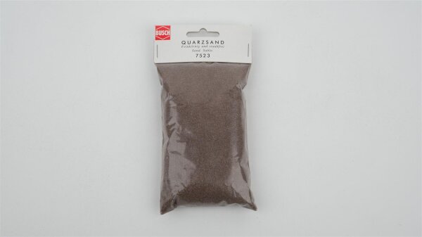 Busch H0 7523 Quarzsand, braun, fein Schotter Strandgestaltung, 200ml