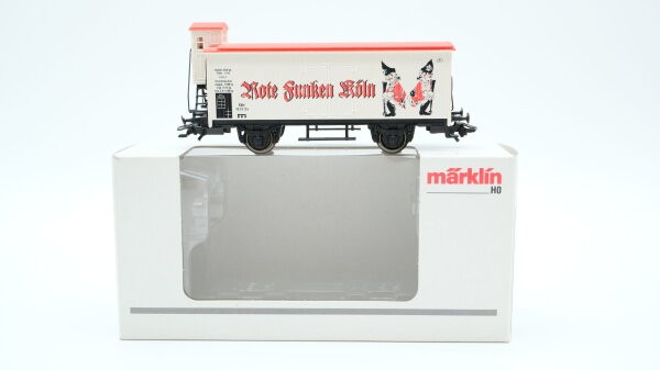 Märklin H0 94072 Kühlwagen mit Bremserhaus Rote Funken  Gk