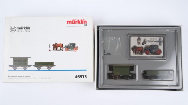 Märklin H0 46573 Württemberger Wagen-Set um 1859 K.W.St.E.