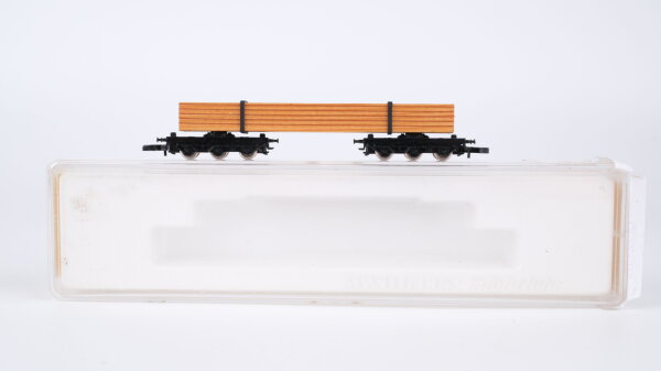 Märklin Z 8619 Langholz-Rungenwagen (Zweiteilig) der DB