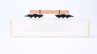 Märklin Z 8619 Langholz-Rungenwagen (Zweiteilig) der DB