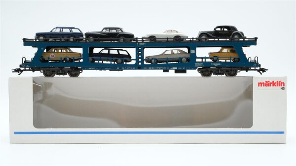 Märklin H0 4234 Reisezugwagen (Autotransportwagen mit PKW) DDm 915 der DB