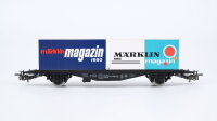 Märklin H0 84670 Behälter-Tragwagen märklin magazin (Containerwagen)  Typ Berlin  Lgjs 598 der DB