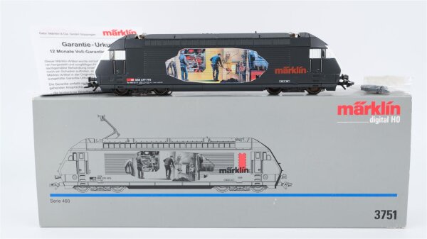 Märklin H0 3751 E-Lok BR Serie 460 017-7 SBB CFF FFS Wechselstrom Digital