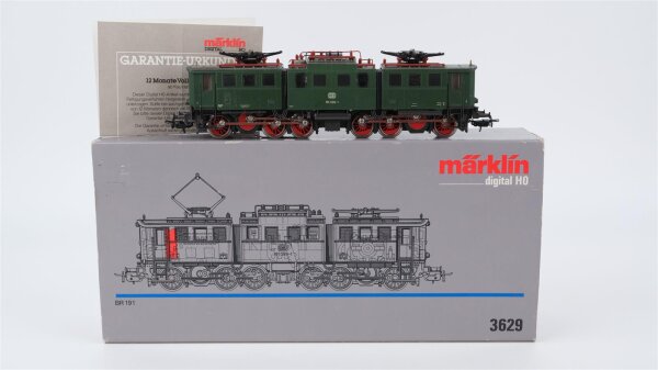 Märklin H0 3629 E-Lok BR 191 099-1 DB Wechselstrom Digital (vermutlich verharzt)