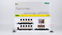 Trix H0 23990 Güterwagen Set Flachwagen Kohle und...