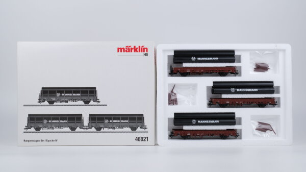 Märklin H0 46921 Rungenwagen-Set "Mannesmann" DB