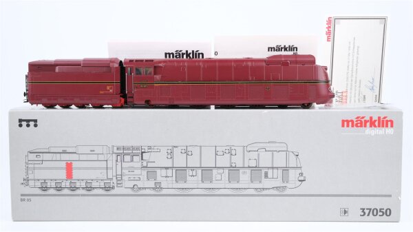 Märklin H0 37050 Stromliniendampflok BR 05 001 DRG Wechselstrom Digital Sound