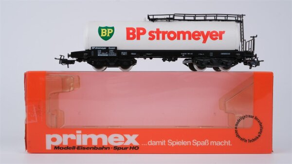Primex H0 4588 Mineralöl-Kesselwagen BP STROMEYER  Kesselwagen der DB