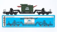 Märklin H0 4617 Tiefladewagen mit Trafo-Union DB