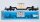 Märklin H0 4618 Tiefladewagen mit Übersee-Kiste  SST 53  St 52 der DB