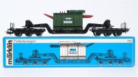 Märklin H0 4617 Tiefladewagen mit Trafo-Union DB