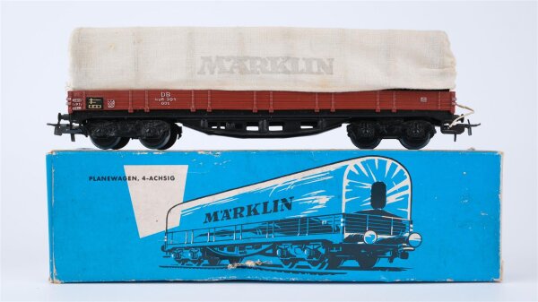 Märklin H0 4517 Planewagen 4-Achsig DB