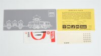 Märklin H0 2874 Güterzug BR E63 mit Behälterwagen DB Wechselstrom (Lok vermutlich verharzt)