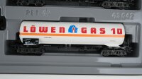 Märklin H0 4798 Kesselwagen-Set "Löwengas" DB