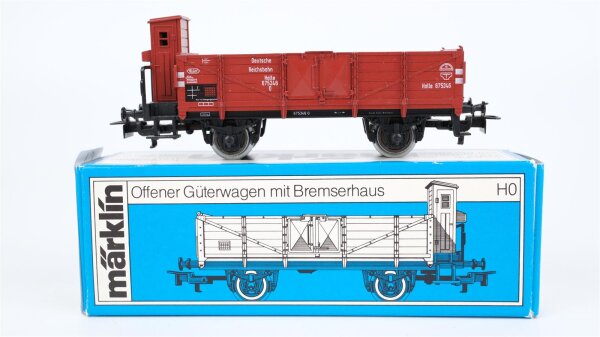 Märklin H0 4696 Offener Güterwagen mit Bremserhaus  O 10 der DRG