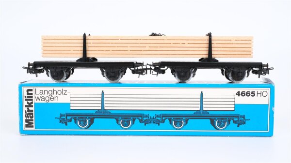 Märklin H0 4665 Langholzwagen