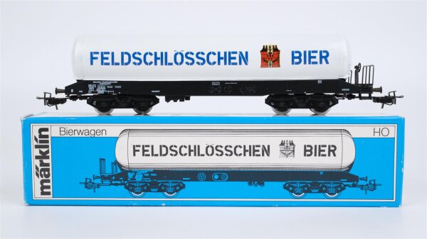 Märklin H0 4632 Lebensmittel-Kesselwagen FELDSCHLÖSSCHEN  Kesselwagen der SBB