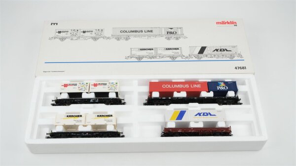 Märklin H0 47681 Wagen-Set "Containertransport" DB AG