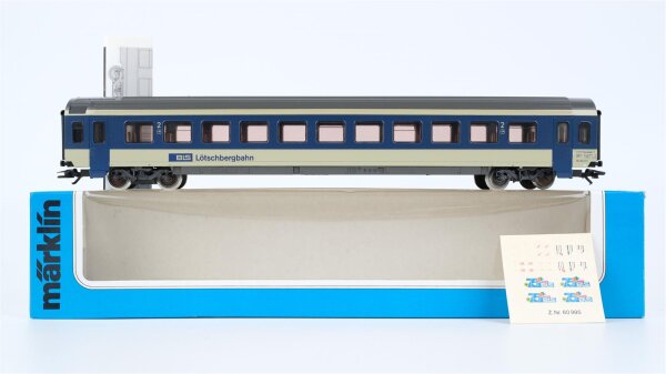 Märklin H0 4219 Reisezugwagen (Schnellzugwagen 2.KL 50 63 21-73 408-5)  Einheitswagen IV B der BLS