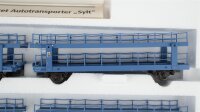 Märklin H0 41762 Set 4 Stück Doppelstock Autotransporter 75 Jahre Hindenburg-Damm
