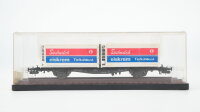 Röwa H0 2313 Containerwagen mit 2 Containern...