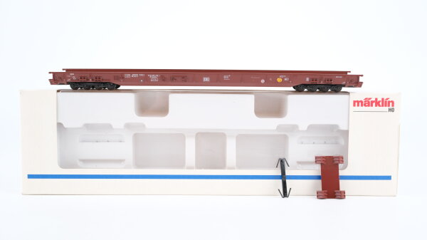 Märklin H0 4741 Niederflurwagen für Lkw-Transport  Saadkms 690 der DB