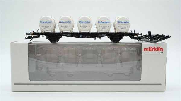Märklin H0 48535 Behälter-Tragwagen (Containerwagen)  Lbgjs 598 der DB
