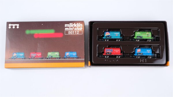 Märklin Z 86112 Kesselwagen-Set "Henkel" DB