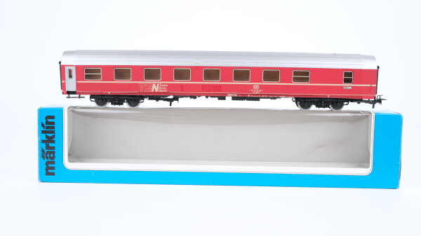Märklin H0 4150 Reisezugwagen (Schlafwagen TEN, 71 80 75-70 415-2) 1./2.Kl. WLABsmh 166 der DB