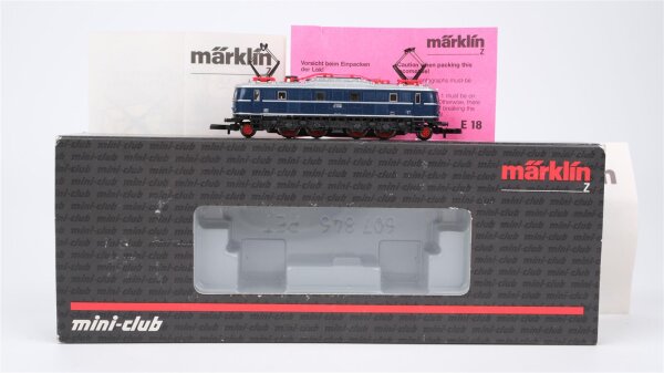 Märklin Z 88080 Elektrische Lokomotive BR E 18 06 DB