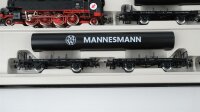 Märklin H0 2854 Güterzug Mannesmann Röhrenzug DB Wechselstrom (Lok vermutlich verharzt)
