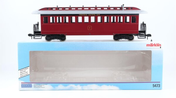 Märklin Spur 1 5473 Personenwagen dunkelrot Central Pacific