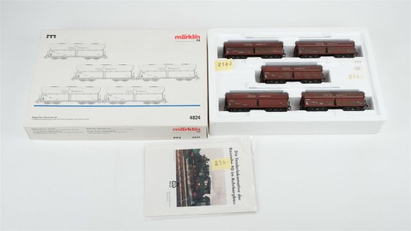 Märklin H0 4824 Wagen-Set "Ruhrkohle AG" Fals 176 der DB
