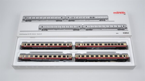 Märklin H0 43854 Schnellzugwagen-Set TEE "Helvetia" der DB Wechselstrom