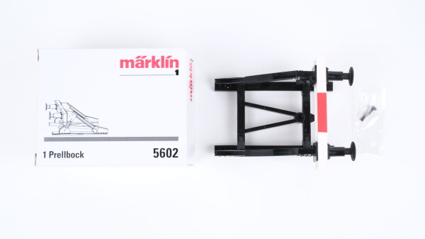 Märklin 1 5602 Prellbock (in OVP weiß-grau)