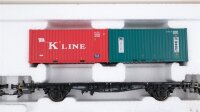 Märklin H0 4515 Wagen-Set "Containertransport" Lgis 573 / Lgjs 598 der DB