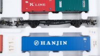 Märklin H0 4515 Wagen-Set "Containertransport" Lgis 573 / Lgjs 598 der DB