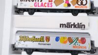 Märklin H0 4785 Güterwagen-Set Schiebewandwagen Hbils-vy der SBB