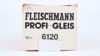Fleischmann H0 6120 Profi Gleis gebogen Radius 1 Inhalt 10 Stück (in OVP gelb-rot)