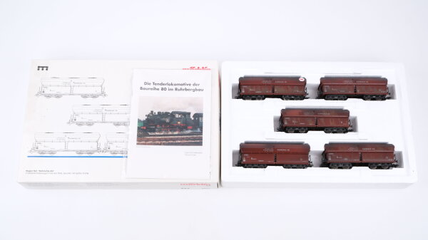 Märklin H0 4824 Wagen-Set "Ruhrkohle AG" Fals 176 der DB (Styroporanhaftungen)