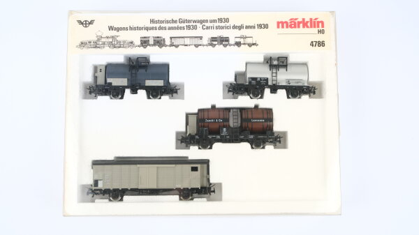 Märklin H0 4786 Historische Güterwagen um 1930 der SBB CFF